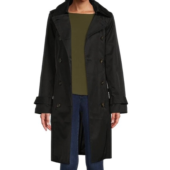 London Fog Jackets & Coats London Fog Ladies Black Trench Coat W